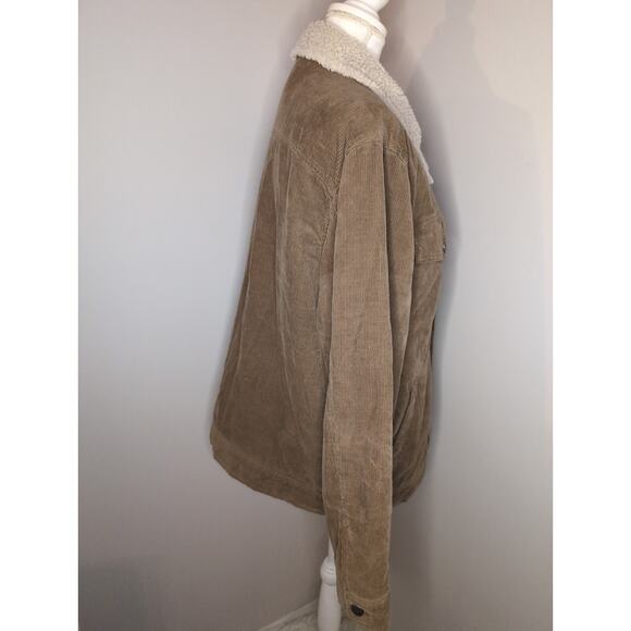 Tony Hawk sherpa skater outdoor work corduroy button up coat XL - Picture 5 of 10